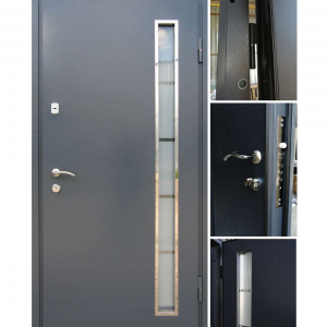 Метал-МДФ склопакет вулиця 860 ПРАВА  metal-mdf-glass-vul-860r-sale фото